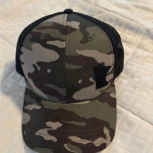 Beauty Status Hockey MN Sota Minnesota Camouflage Trucker Hat